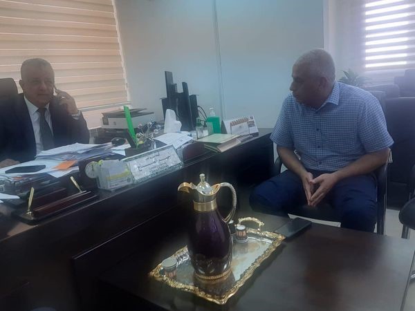  رئيس بلدية ابو ديس يجتمع مع المحاسب العام لدولة فلسطين